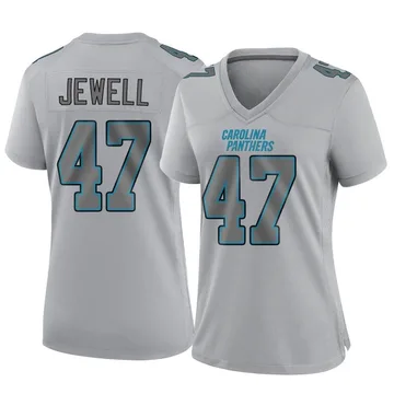 Women's Nike Carolina Panthers Josey Jewell Gray Atmosphere Fashion Jersey - Game