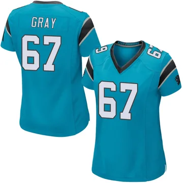 Women's Nike Carolina Panthers Joshua Gray Blue Alternate Jersey - Game