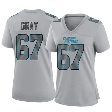 Women's Nike Carolina Panthers Joshua Gray Gray Atmosphere Fashion Jersey - Game