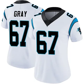 Women's Nike Carolina Panthers Joshua Gray White Vapor Untouchable Jersey - Limited