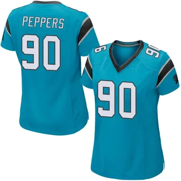 Women's Nike Carolina Panthers Julius Peppers Blue Alternate Jersey - Game