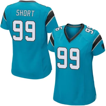 Women's Nike Carolina Panthers Kawann Short Blue Alternate Jersey - Game