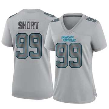 Women's Nike Carolina Panthers Kawann Short Gray Atmosphere Fashion Jersey - Game