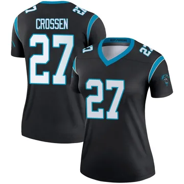 Women's Nike Carolina Panthers Keion Crossen Black Jersey - Legend