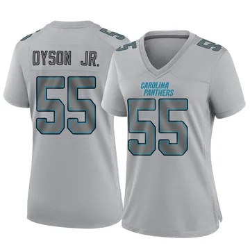 Women's Nike Carolina Panthers Kenny Dyson Jr. Gray Atmosphere Fashion Jersey - Game