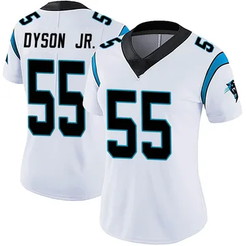 Women's Nike Carolina Panthers Kenny Dyson Jr. White Vapor Untouchable Jersey - Limited