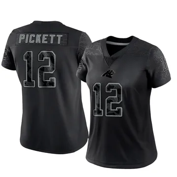 Women's Nike Carolina Panthers Kenny Pickett Black Reflective Jersey - Limited