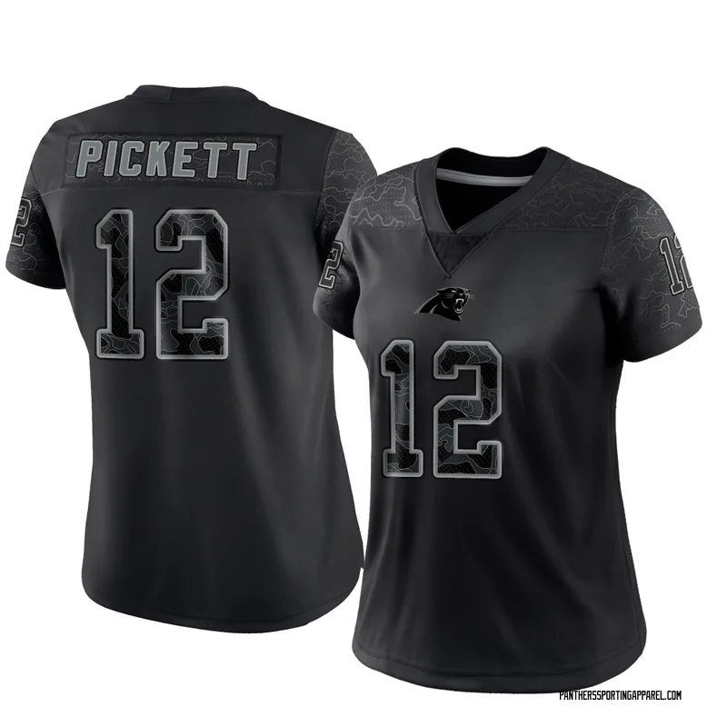 Women's Nike Carolina Panthers Kenny Pickett Black Reflective Jersey - Limited