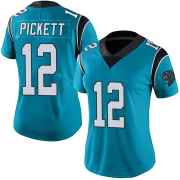 Women's Nike Carolina Panthers Kenny Pickett Blue Alternate Vapor Untouchable Jersey - Limited