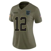 Women's Nike Carolina Panthers Kenny Pickett Olive 2025 Salute to Service Jersey - Limited