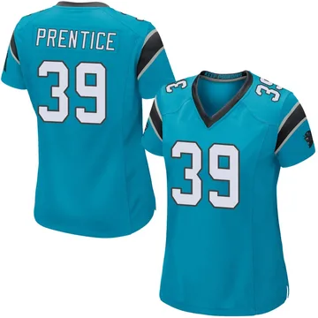 Women's Nike Carolina Panthers Kobe Prentice Blue Alternate Jersey - Game