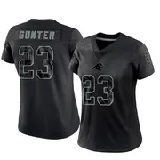 Women's Nike Carolina Panthers LaDarius Gunter Black Ladarius Gunter Reflective Jersey - Limited
