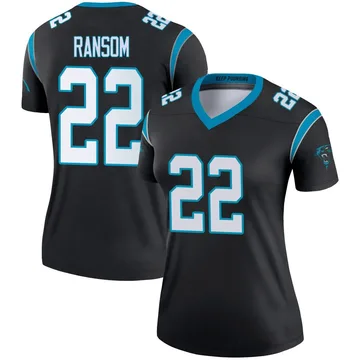 Women's Nike Carolina Panthers Lathan Ransom Black Jersey - Legend