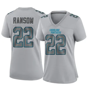Women's Nike Carolina Panthers Lathan Ransom Gray Atmosphere Fashion Jersey - Game