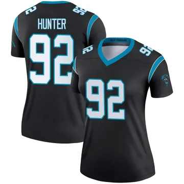 Women's Nike Carolina Panthers Lee Hunter Black Jersey - Legend
