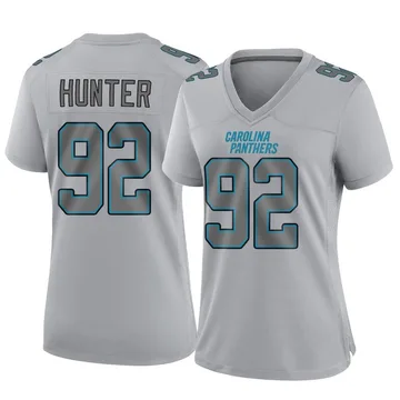 Women's Nike Carolina Panthers Lee Hunter Gray Atmosphere Fashion Jersey - Game