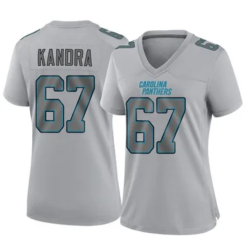 Women's Nike Carolina Panthers Luke Kandra Gray Atmosphere Fashion Jersey - Game