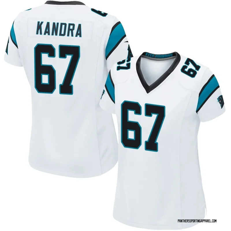 Women's Nike Carolina Panthers Luke Kandra White Jersey - Game