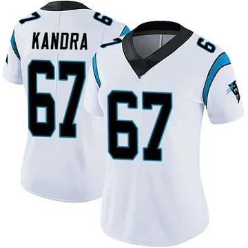 Women's Nike Carolina Panthers Luke Kandra White Vapor Untouchable Jersey - Limited