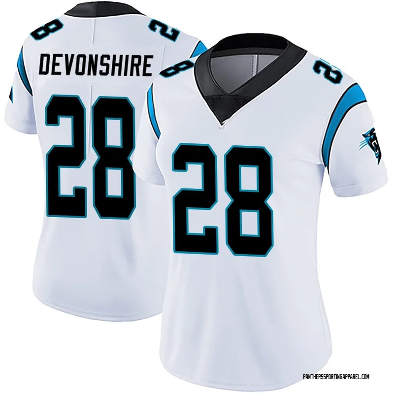 Women's Nike Carolina Panthers M.J. Devonshire White Vapor Untouchable Jersey - Limited