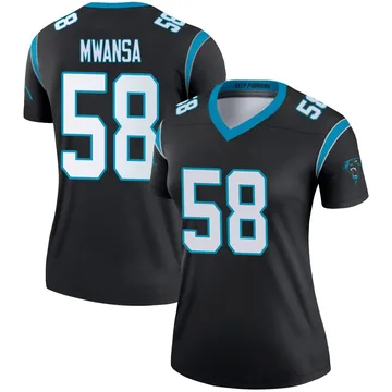 Women's Nike Carolina Panthers Mapalo Mwansa Black Jersey - Legend