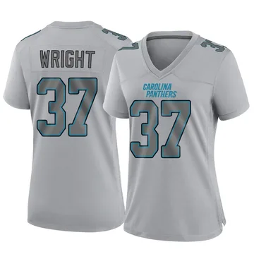 Women's Nike Carolina Panthers Matthew Wright Gray Atmosphere Fashion Jersey - Game