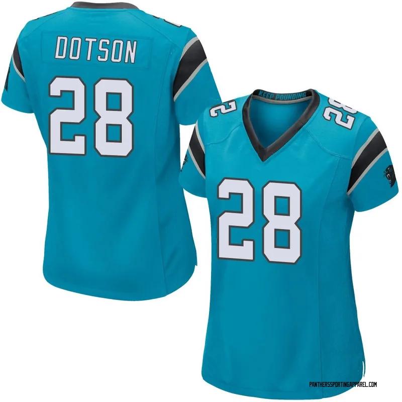 Women's Nike Carolina Panthers Mello Dotson Blue Alternate Jersey - Game