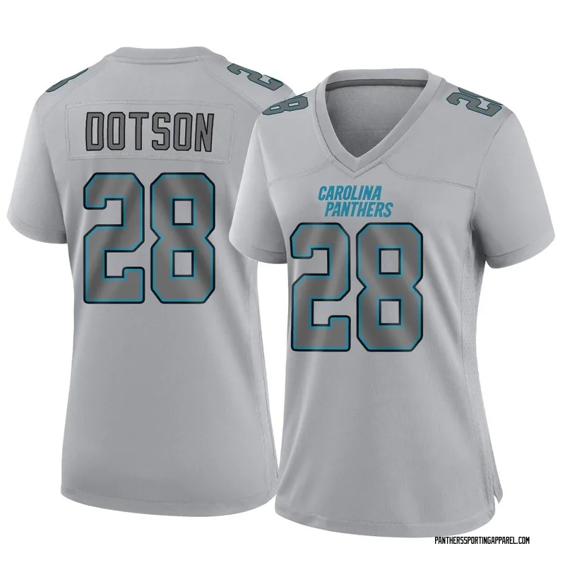 Women's Nike Carolina Panthers Mello Dotson Gray Atmosphere Fashion Jersey - Game