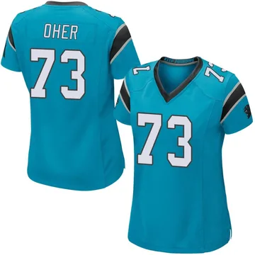 Women's Nike Carolina Panthers Michael Oher Blue Alternate Jersey - Game