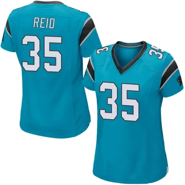 Women's Nike Carolina Panthers Michael Reid Blue Alternate Jersey - Game