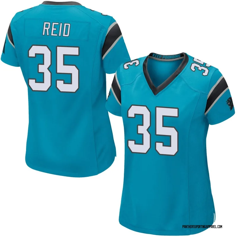 Women's Nike Carolina Panthers Michael Reid Blue Alternate Jersey - Game