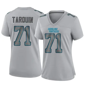 Women's Nike Carolina Panthers Michael Tarquin Gray Atmosphere Fashion Jersey - Game
