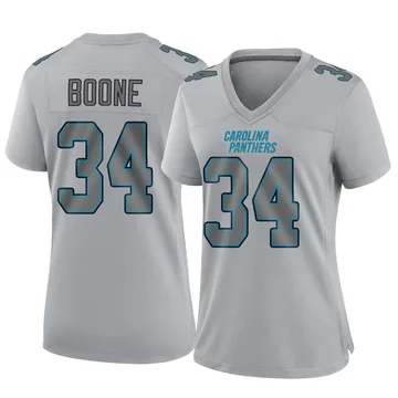 Women's Nike Carolina Panthers Mike Boone Gray Atmosphere Fashion Jersey - Game