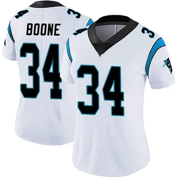 Women's Nike Carolina Panthers Mike Boone White Vapor Untouchable Jersey - Limited