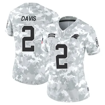 Women's Nike Carolina Panthers Miles Davis Arctic Camo 2024 Salute to Service Jersey - Limited