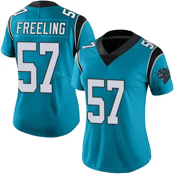 Women's Nike Carolina Panthers Monroe Freeling Blue Alternate Vapor Untouchable Jersey - Limited
