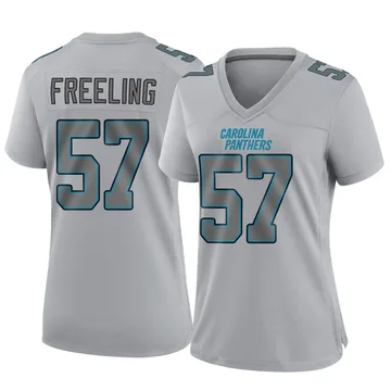 Women's Nike Carolina Panthers Monroe Freeling Gray Atmosphere Fashion Jersey - Game