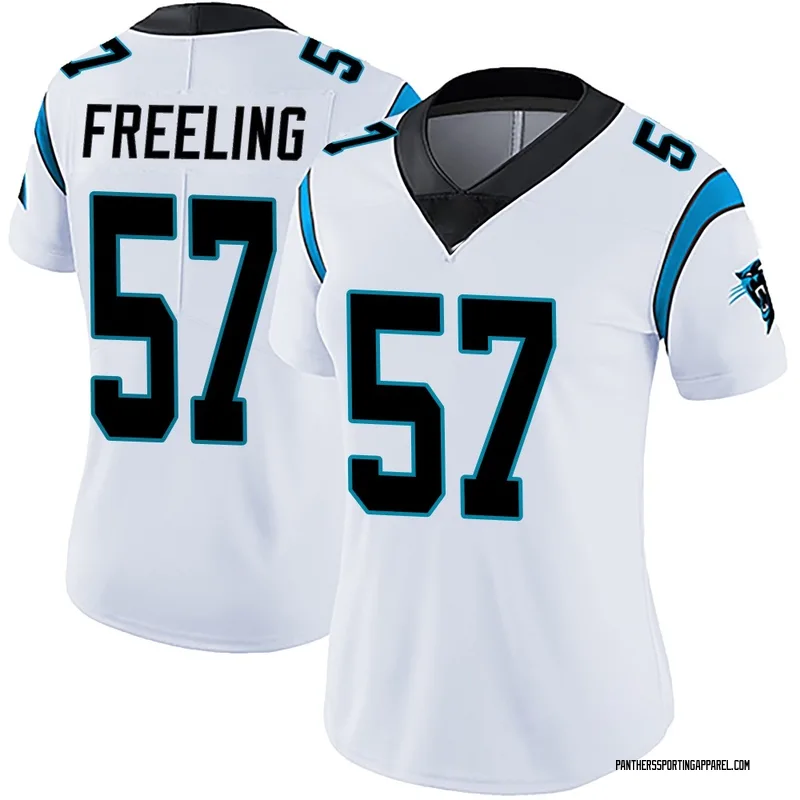 Women's Nike Carolina Panthers Monroe Freeling White Vapor Untouchable Jersey - Limited