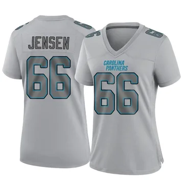 Women's Nike Carolina Panthers Nash Jensen Gray Atmosphere Fashion Jersey - Game