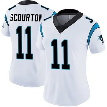 Women's Nike Carolina Panthers Nic Scourton White Vapor Untouchable Jersey - Limited
