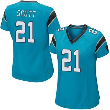 Women's Nike Carolina Panthers Nick Scott Blue Alternate Jersey - Game