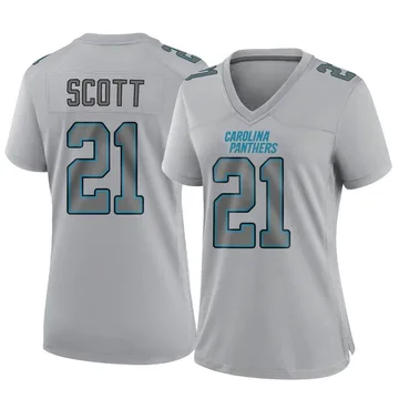 Women's Nike Carolina Panthers Nick Scott Gray Atmosphere Fashion Jersey - Game
