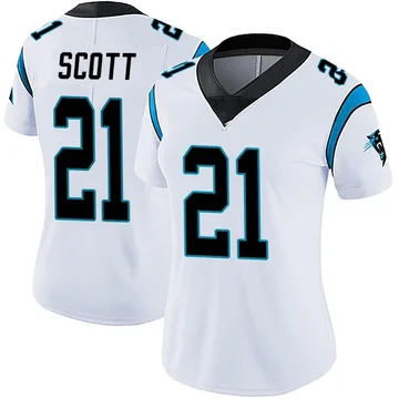 Women's Nike Carolina Panthers Nick Scott White Vapor Untouchable Jersey - Limited