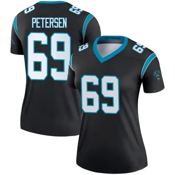 Women's Nike Carolina Panthers Parker Petersen Black Jersey - Legend