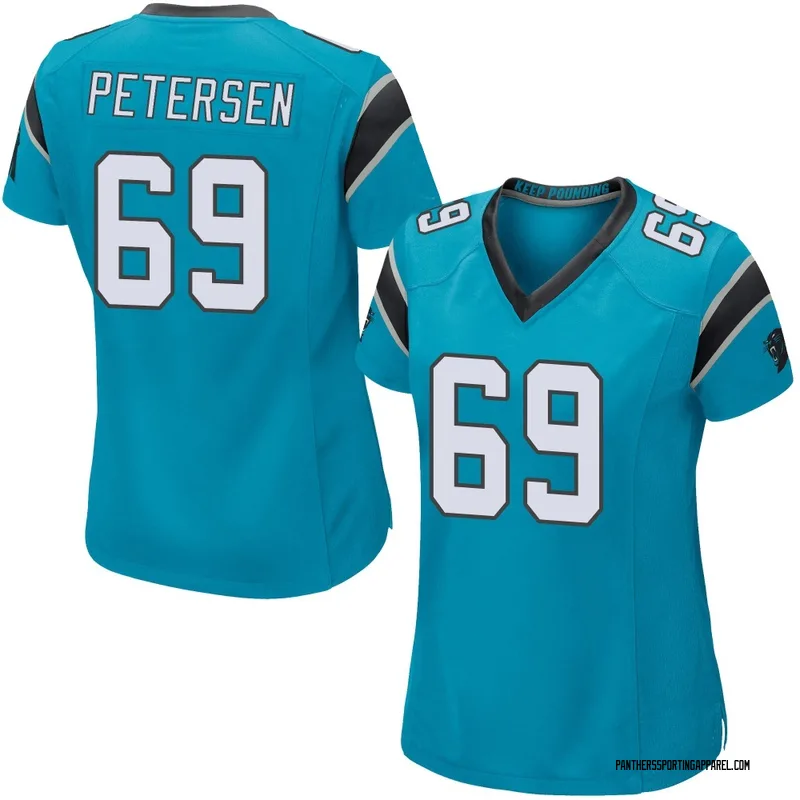 Women's Nike Carolina Panthers Parker Petersen Blue Alternate Jersey - Game