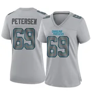 Women's Nike Carolina Panthers Parker Petersen Gray Atmosphere Fashion Jersey - Game