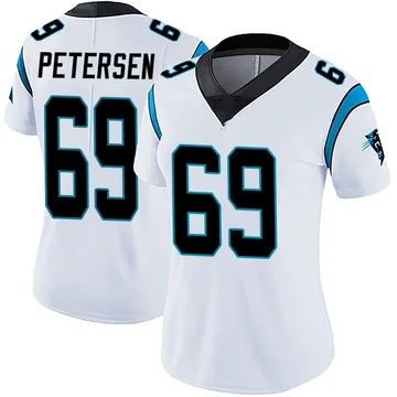 Women's Nike Carolina Panthers Parker Petersen White Vapor Untouchable Jersey - Limited