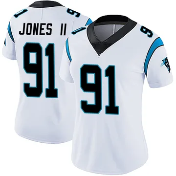 Women's Nike Carolina Panthers Pat Jones II White Vapor Untouchable Jersey - Limited