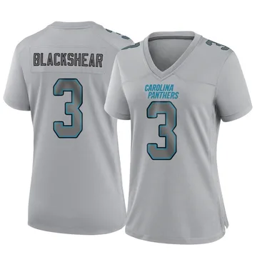Women's Nike Carolina Panthers Raheem Blackshear Gray Atmosphere Fashion Jersey - Game