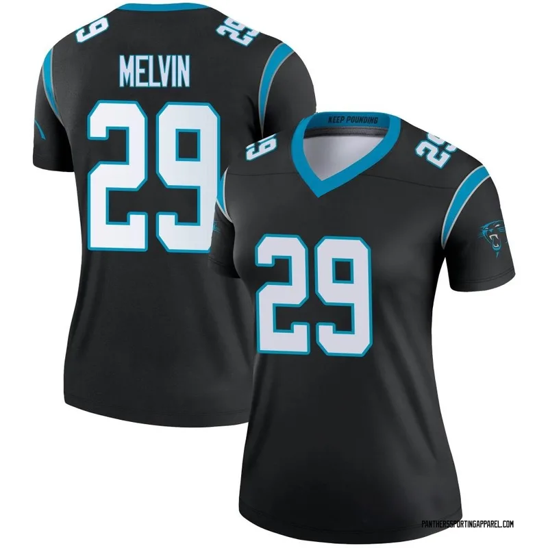 Women's Nike Carolina Panthers Rashaan Melvin Black Jersey - Legend